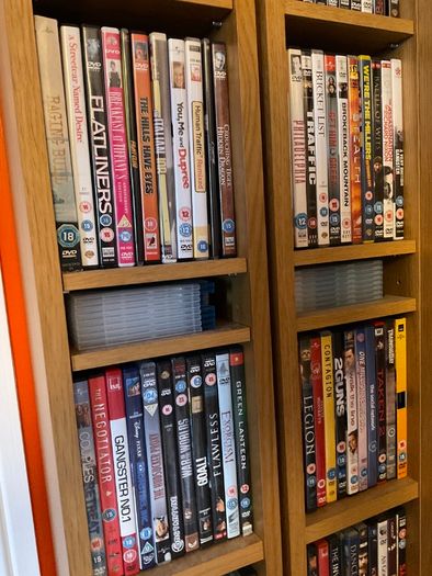 500+ DVDS and 5 IKEA Shelving Units