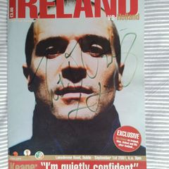 Mick McCarthy autograph on Roy Keane programme