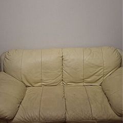 Leather couch