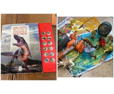 Dinosaur bundle- electronic Dino included and figures