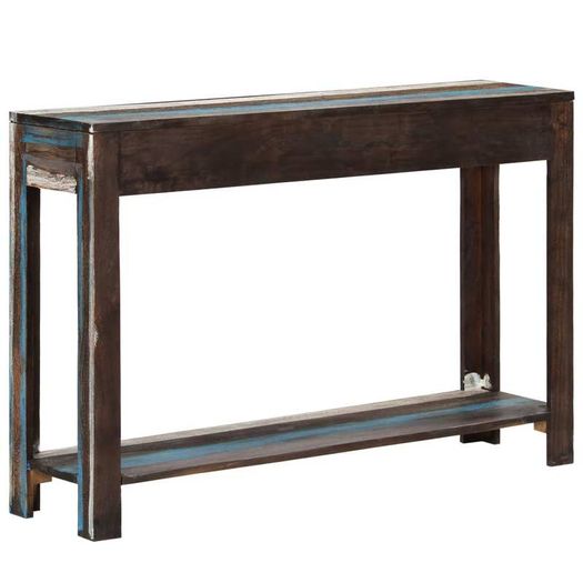 Console Table Solid Wood Vintage 118x30x80 cm