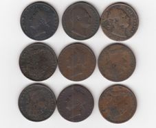 9 x Old Coins (No: 315)