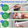 Cupboard Locks for Children- Pack of 20 Magnetic, Child Safety Lock Latches with 3 Keys for Kitchen Cupboards and Drawers - Baby Safety Products Image 4