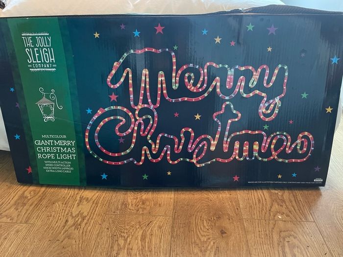 Led Merry Christmas Sign