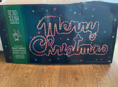 Led Merry Christmas Sign