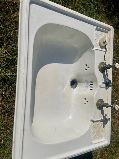 Original Antique Victorian Shanks Toilet Sink Basin