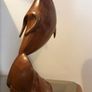 Vintage hand-carved wooden leaping dolphin Image 4