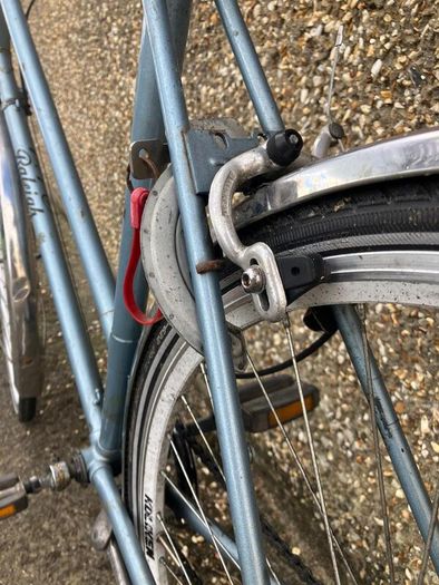Women's Classic Blue Raleigh Bicycle