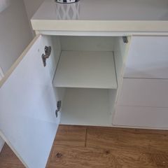 White sideboard