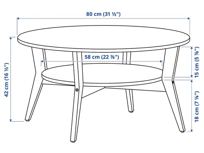 IKEA Coffee table 80cm