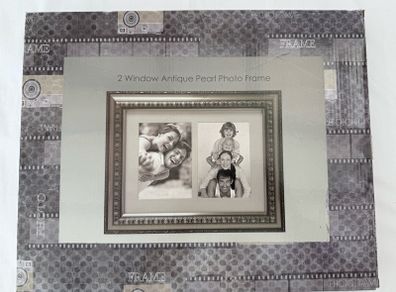 Brand new antique pearl style photo frame 38x31cm