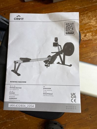 Crivit Rowing Machine