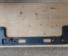 Japanese JDM front car registration plate holder