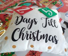 Disney Christmas Advent Cushion