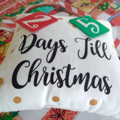 Disney Christmas Advent Cushion