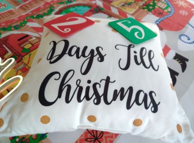 Disney Christmas Advent Cushion