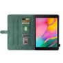 For Samsung Galaxy Tab A 8.0 2019 Dual-Color Splicing Horizontal Flip PU Leather Case With Holder & Card Slots Green Image 5