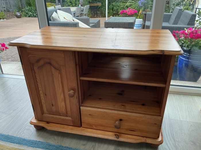 Solid Pine TV unit