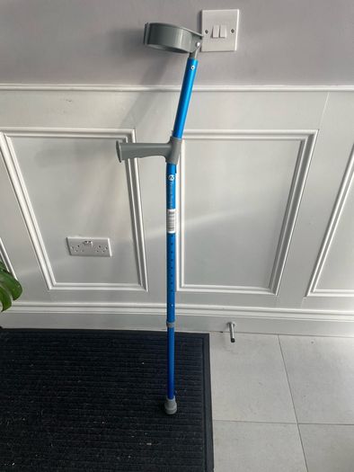One adult crutch
