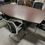 2.7m x 1.2m Boardroom Table & Chairs. Image 7