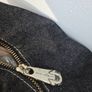 True Religion Black Denim Hobo Bag Y2K NWT Image 4