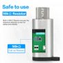 Aluminum Alloy OTG Micro USB (Male) to USB-C (Female) QC 3.0 Charger & Sync Adapter with Keychain (Brand New/Warranty) Image 9