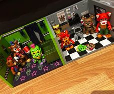 Five nights at Freddie's playset and figures