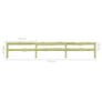 3 pcs 2-Rail Garden Fences Impregnated Pinewood 510x90 cm Image 5