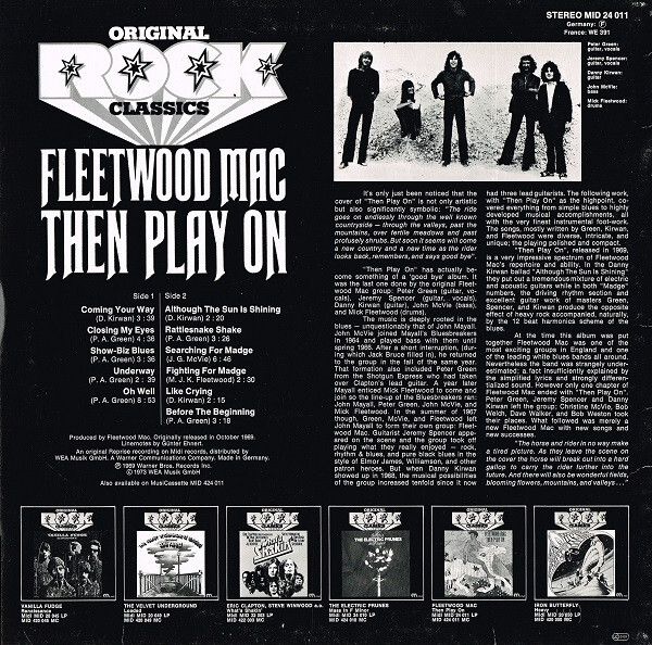 Fleetwood Mac  Then Play On
