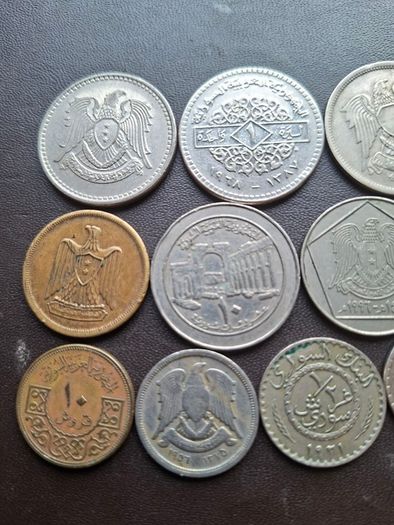 Syria. Lot of 13 coins (1921-1996)