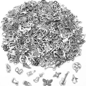 350Pcs Wholesale Bulk Lots Jewelry Making Charms Assorted Pendants for DIY Necklace Bracelet Earring Craft Supplies (FREE POSTAGE)