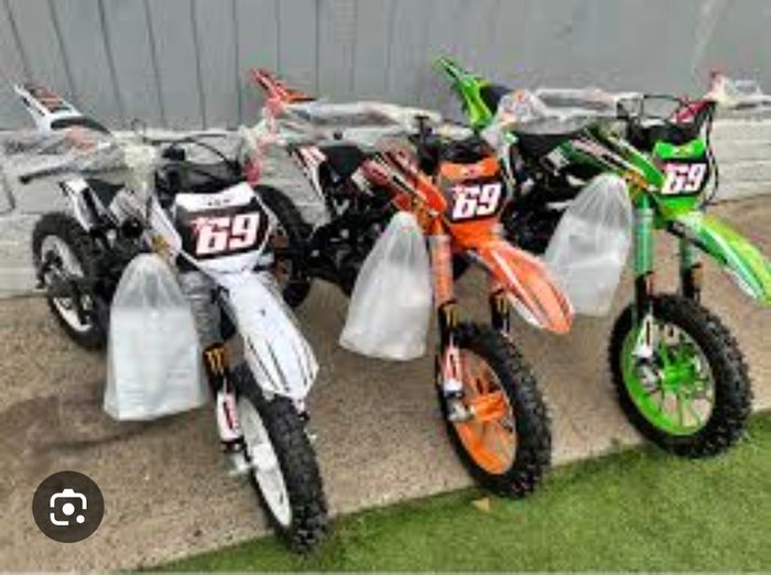 Brand new kids 50cc engine dirt bikes & quads