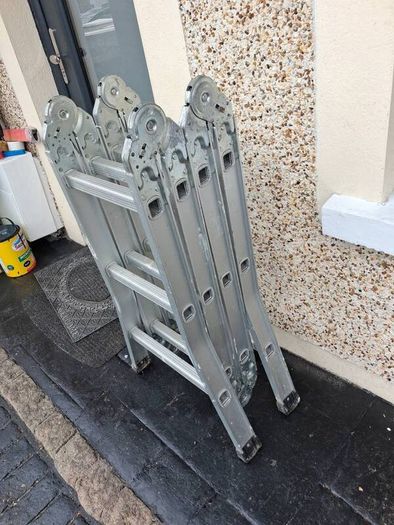 Four piece folding ladder