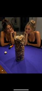 250+ Wine Cork Collection in Tall Glass Vase Unique Bar or Man Cave Decor