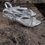 silver sandals and bag Image 3