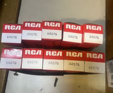 10 Vintage RCA 6AS7G Valves