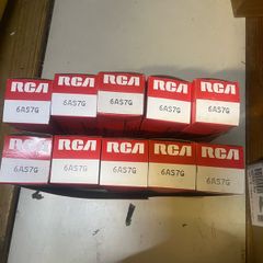 10 Vintage RCA 6AS7G Valves