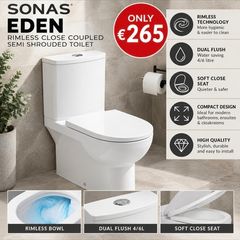 Sonas Edan semi shrouded pan Rimless c/c