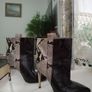 Authentic Paris Texas two tones python snake skin leather 100mm heels ankle boots Image 7