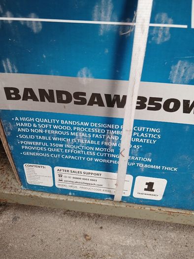 Aldi Workzone Electric Band Saw 350W