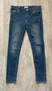 Boys Blue Denim Jeans: 13-14yrs