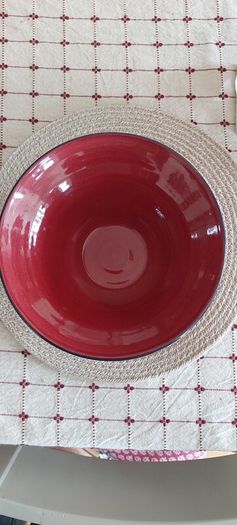 Ceramic bowl - raspberry tian.
