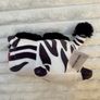 Aphmau MeeMeows Limited Edition Safari Zebra Cat 6" Kawaii Plush Used Please see photos Image 2