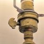 Edison & Swan Antique Rococo Brass Table Lamp Working Order Image 9