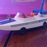 vintage Dinky Coast Guard Missile  Launcher toy 6" long boat Image 2