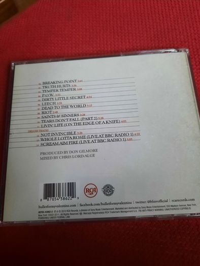 Bullet For My Valentine: Temper Temper - CD -2013 US Pressing- (fully Autographed)
