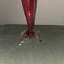 Hand Blown Antique Cranberry Glass Vase Image 8