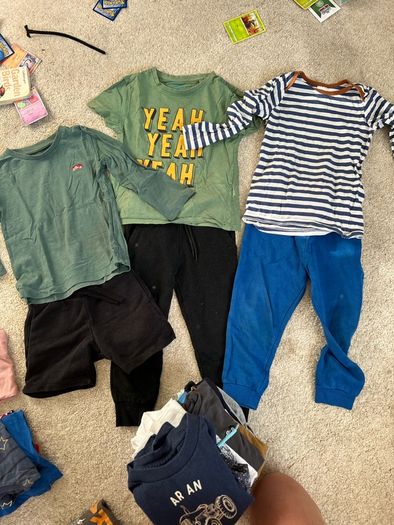 Bundle of boys clothes