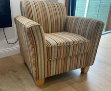 Beautiful Striped Armchair