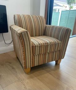 Beautiful Striped Armchair